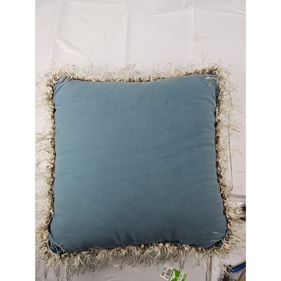 Gorgeous Tapestry Throw Pillow Features Winter Scene w/ 2‎ Cardinals on a branch - Picture 5 of 8